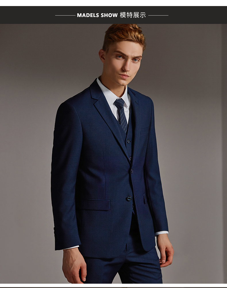 Bộ đồ công sở KEA phù hợp với nam phiên bản Hàn Quốc của bộ đồ chú rể mảnh mai - Suit phù hợp vest nam cá tính