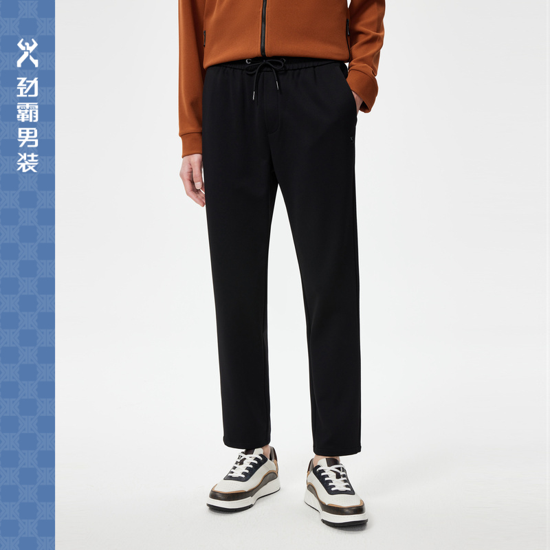 [Warmth Far-Infrared] Jinba Men's Wear 2026 Autumn/Winter New Holiday Comfortable Stretch Jogging Pants | Vmkr3602