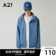 A21 Men's Loose Stand Collar Long Sleeve Windbreaker 2023 Autumn New Sports Clothes Trendy Men's Casual Jackets