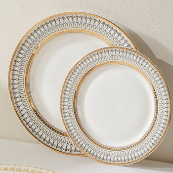 European style phnom penh steak luxury banquet model plate