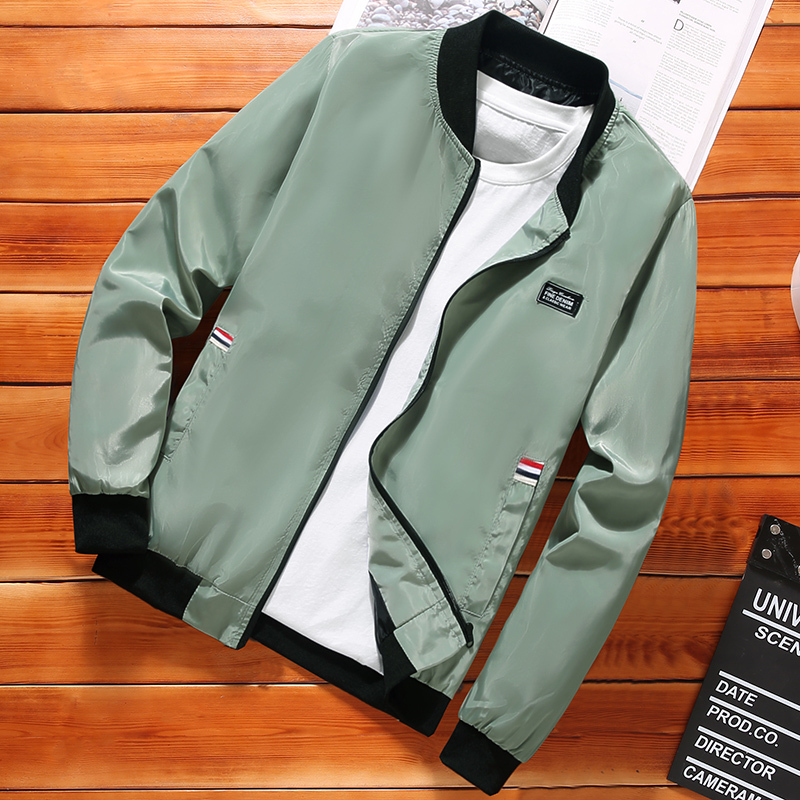 Men's Casual Jacket 2025 Spring and Autumn New Stand Collar High-End Trendy Baseball Jacket Short Trench Coat Men's Clothing Men's Casual Jacket 2025 Spring and Autumn New Stand Collar High-End Trendy Baseball Jacket Short Trench Coat Men's Clothing
