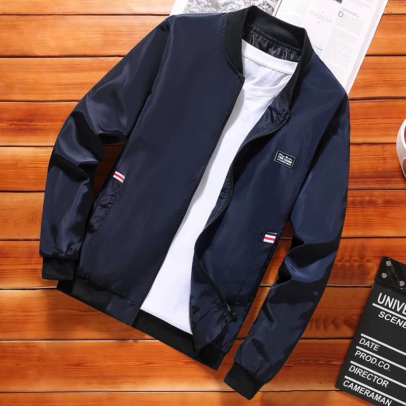 Men's spring jacket for leisure, baseball thin uniform, 2025 years
