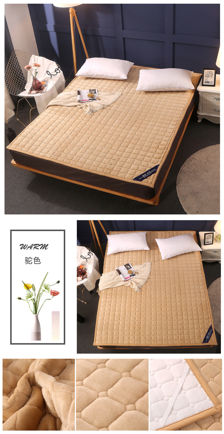 Nệm flannel có thể giặt được giường mỏng 褥 đôi 1,8m giường 2 pad là 1,5m ký túc xá sinh viên đơn 1,2 mét nệm lò xo giá rẻ