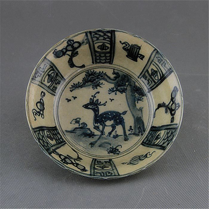 大明嘉靖年製款『青花雲龍紋碗』 五爪龍 仿古 古陶磁 中国古玩 景徳鎮