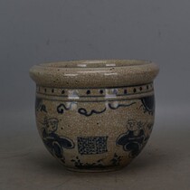 Ming Dynasty handmade porcelain blue and white characters pattern sky arhans old imitation Home Collection ancient porcelain antique collection ornaments