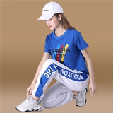 Summer Step Dance Clothing Yang Liping Square Dance Sport Set Women New Fashion Shape Step Dance Dance