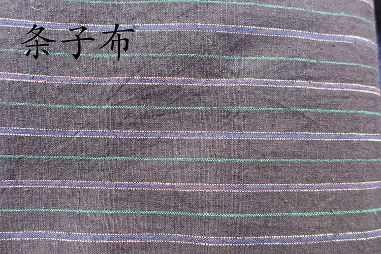 Giá rẻ sọc bông kẻ sọc Thượng Hải Chongming vải thô dệt bằng tay bông tự nhiên thuốc nhuộm thực vật đất cũ - Vải vải tự làm chất vải cotton lạnh