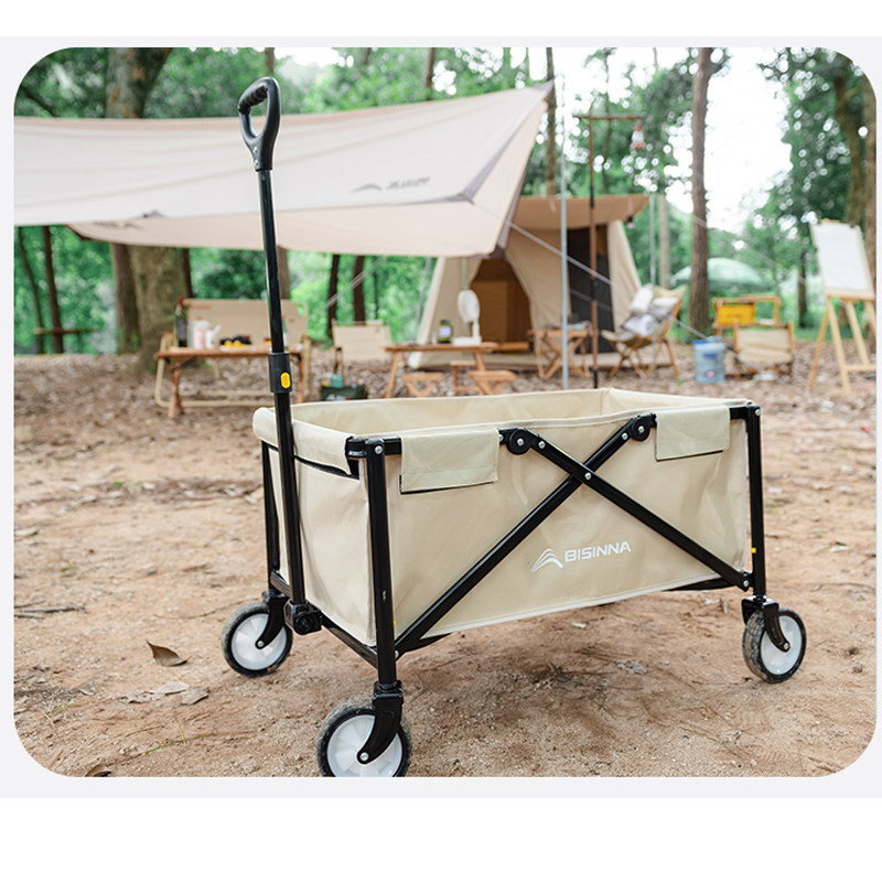 Outdoor small cart Folding Objects Camp Car Lacargo Picnic Camping Portable Folding Camping Cart