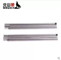 Beishan Wolf Nhiều màu tán lều Lều ngoài trời Canopy Hỗ trợ thanh sắt Bộ hai 8 phần - Lều / mái hiên / phụ kiện lều 	cọc cắm lều