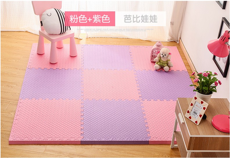 Thảm xốp cho bé 60X60 phòng ngủ gia đình khâu mat câu đố bé lớn bò mat chống rơi dày thảm xốp gấp gọn