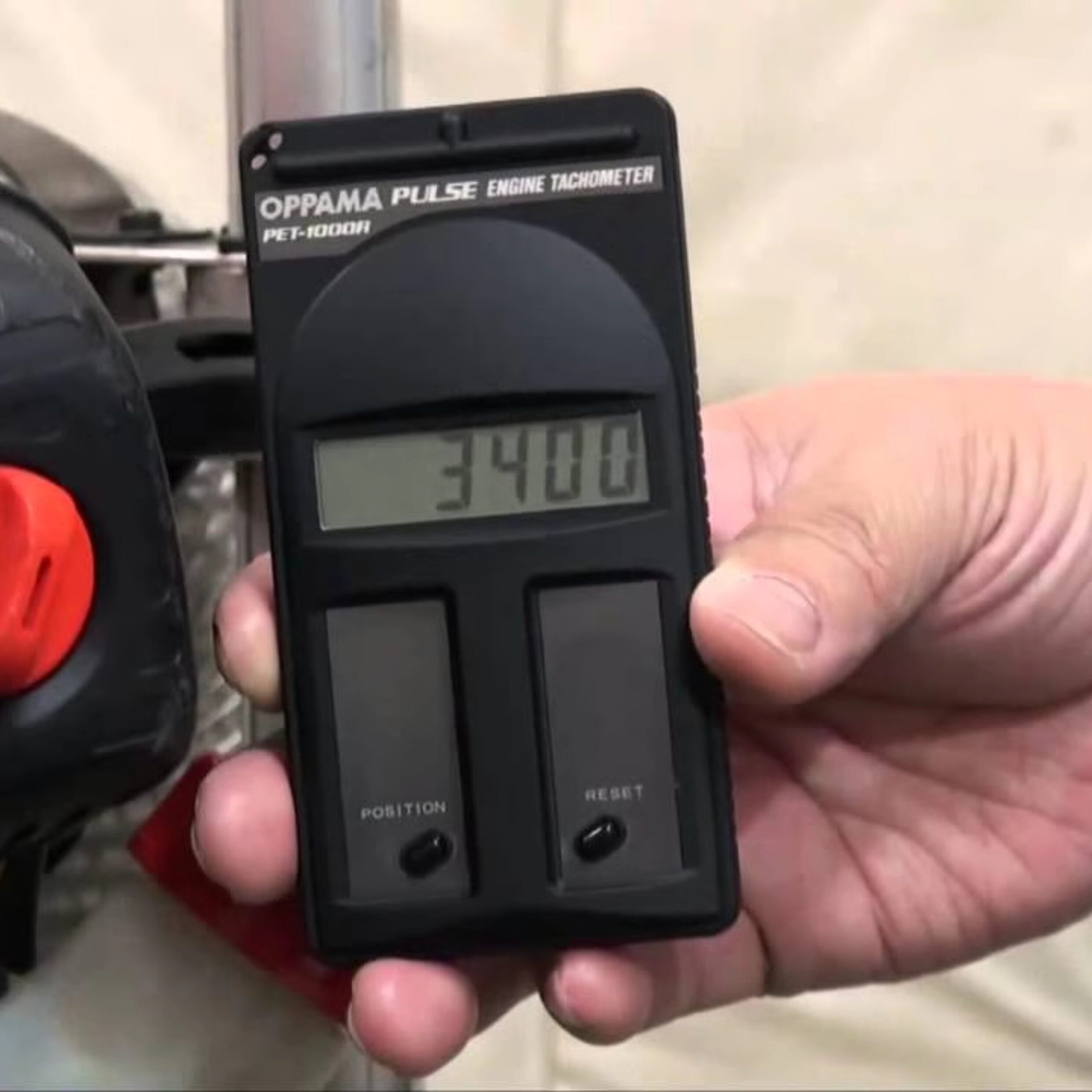 Chubin Oppama Tachometer Pet-1000R Pet-1100R Gasoline Engine Speed Engine Japan
