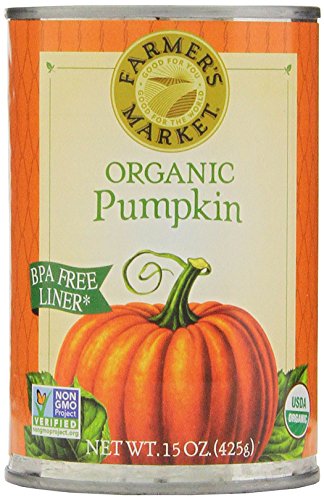 Pumpkin Pack of 12 Farmers Market Foods Canned Orga