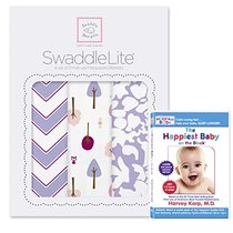 SwaddleDesigns SwaddleLite Set of 3 Cotton Marquise
