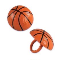 Basketball Cupcake Rings - 24 ct Basketball Cupcake Rings-24 Packs