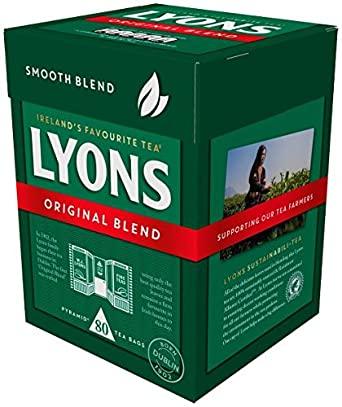 Original Blend Lyons Tea (80 Teabags) original mix of Lyon