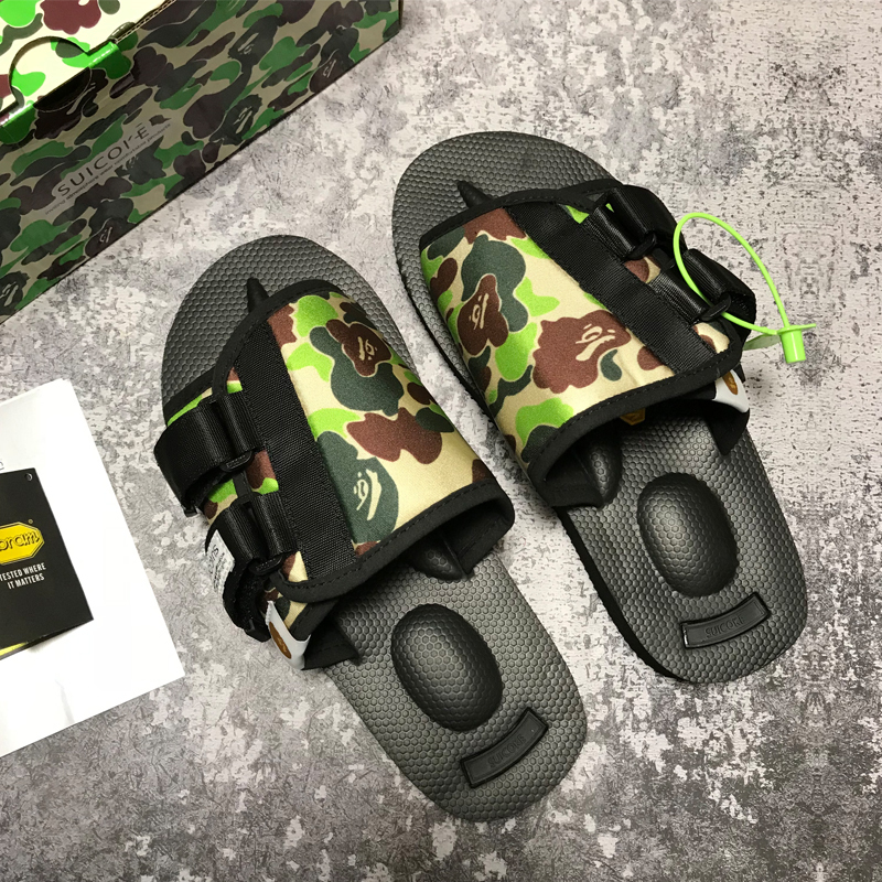 ins Trendy Men's Slippers, Fashionable Sandals with Velcro, Beach Non-Slip Suede Slip-On Sandals, Popular Online, Women's Summer Sandals