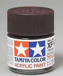 Tamiya Water-Based Paint Xf9 Xf-9 Matte Ship Bottom Red