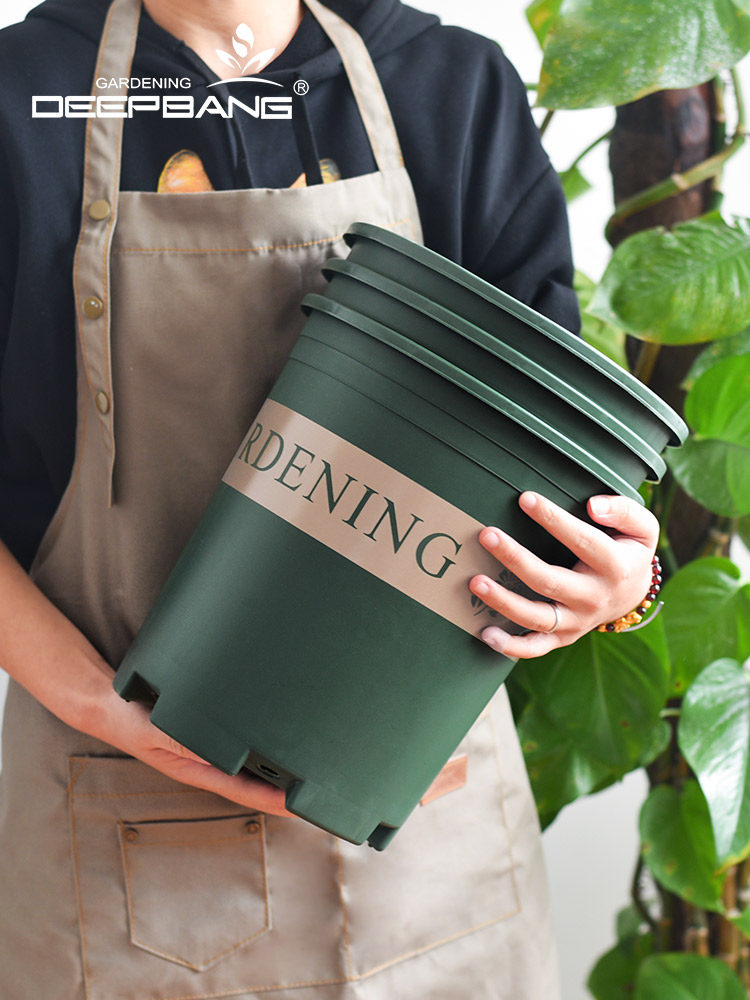 Thickened flower pots Gallon pots balcony household plastic creative personality flower pots Large planting orchids clearance flower pots