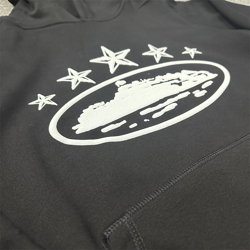 Спортивный костюм для отдыха corteiz恶魔岛五星轮船印花宽松连帽运动衫欧美街头运动休闲套装潮 OTHER