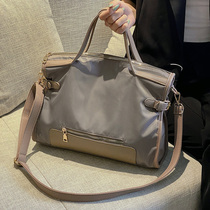 Hong Kong tide brand big bag women's 2021 new Korean fashion Joker light nylon handbag shoulder messenger bag