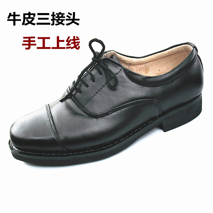 Da ba giày quân đội chung 87 giày sĩ quan trang phục giày nam giày công sở trên dòng giày đơn vị thấp với ba phần - Giày thấp giầy thể thao nam