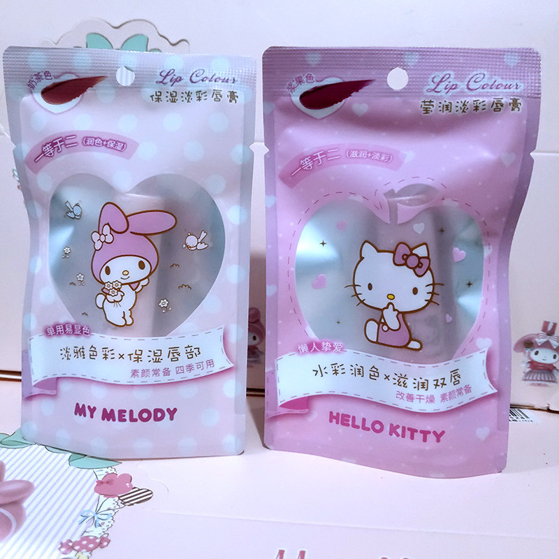 Sanrio, moisturizing lip balm, long-term effect