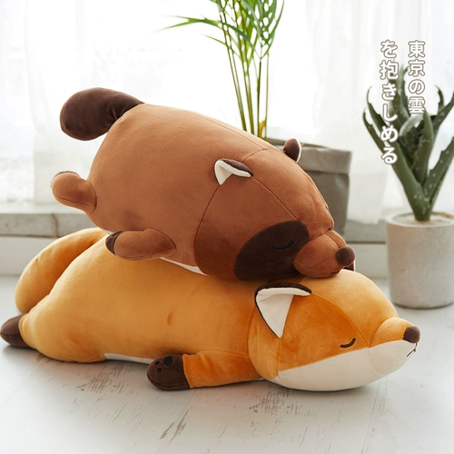 Livheart, японская успокаивающая кукла, плюшевая подушка для сна, игрушка, лиса, енот, подарок на день рождения