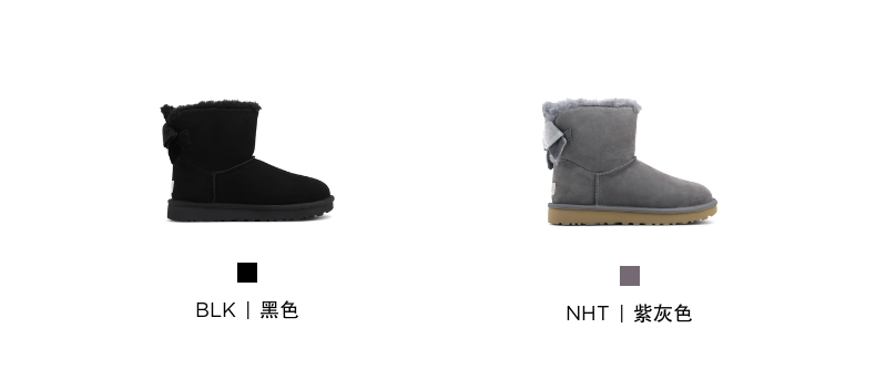 UGG 2020秋冬新款 女士新奇贝莉蝴蝶结雪地靴 图5