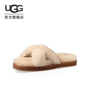 UGG2021秋季女士单鞋平底休闲毛拖鞋
