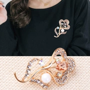 Ngày mới phụ kiện Hàn Quốc khí chất áo len cardigan áo khoác nữ áo len pin trâm cài cổ trâm cài kim