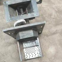 Biomass pellet hot air fireplace heating hot water boiler feeding auger combustion stove head module automatic slag removal