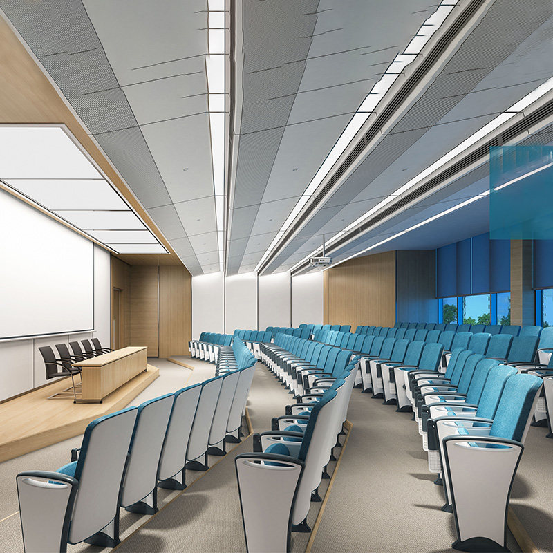 IEQ Luxury Report Hall Seat Government Conference Room Tandem Chair High Face Value Hall Chair With Writing Board Theatre Chair