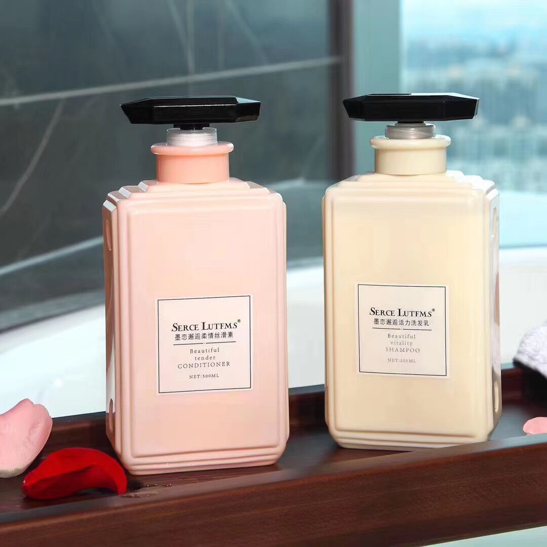 Douyin Encounter Shampoo Net Red Perfume Type Long-lasting Fragrance Free Silicone Oil Wash and Care Set Shower Gel Shampoo Set