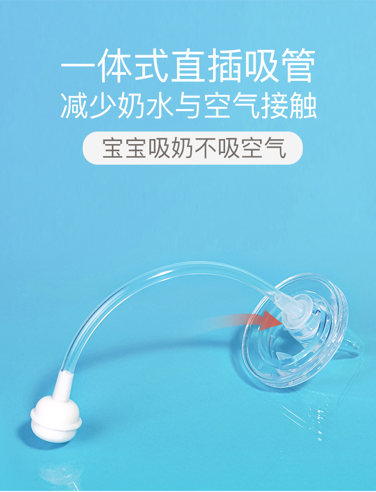 товар из китая 安配宽口径奶瓶硅胶鸭嘴头吸管组重力球配件贝亲宽口径奶瓶通用 Residential distribution