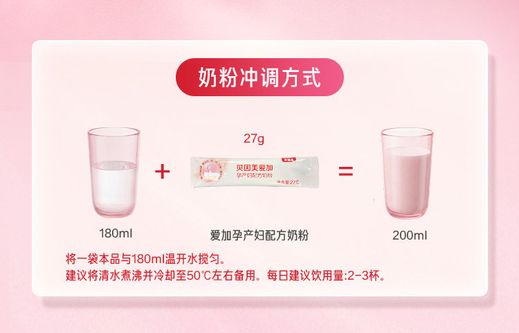【贝生保】贝因美爱加孕妇奶粉189g低GI 活动规则下拉详情查看↓ — 21