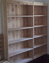  Solid wood bookcase new storage display cabinet display cabinet combination sample cabinet shelf Zi Ding 010 factory direct sales retro