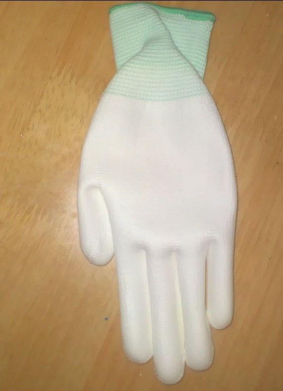 Dust-free gloves PU coated palm gloves, dipping gloves, nylon gloves, antistatic gloves, 13-needle gloves