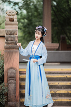 Flower God Ji-Nine Palace Fairy original Hanfu female waist kimono Female Hanfu elegant one-piece Tang fairy skirt