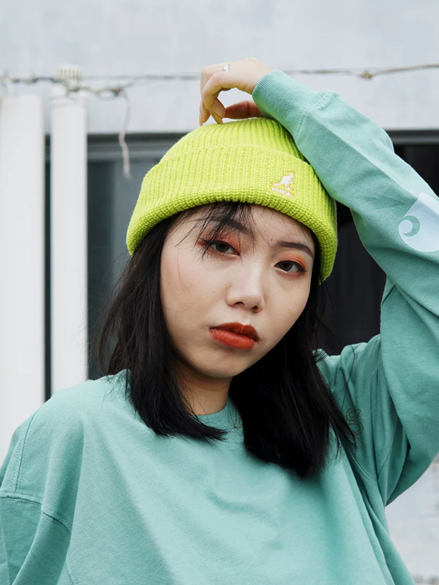 Kangol Cardinal теплая шапка 2-х сторон Kangaroo Kangaroos новая двухсторонняя холодная шапка вязаная шапка