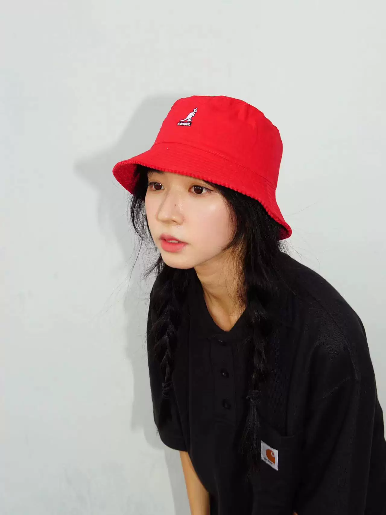 Кангол Fred Segal Wale Cord Bucket Cordon Cordonicon двусторонняя Kangaroo Fisherman hat