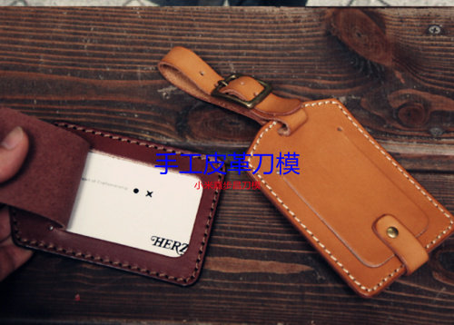 Handmade Leather Tool Marking Card Information Card Baiting Mold