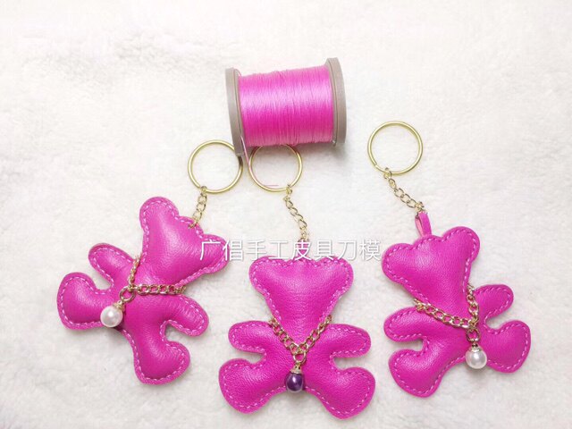 Handmade Leather Knife Die Small Bear Pendant Knife Die c61