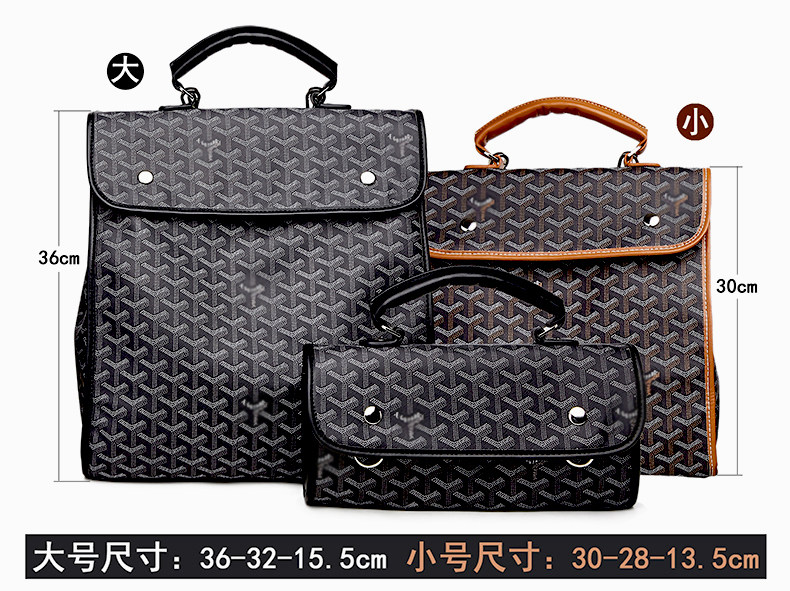 Net red VC Axi Ge same bag female Goyard goya backpack folding backpack bag G home Y letter schoolbag