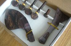Струнодержатель для скрипки 高级小提琴配件，4/4小提琴高档配件（玫瑰木）