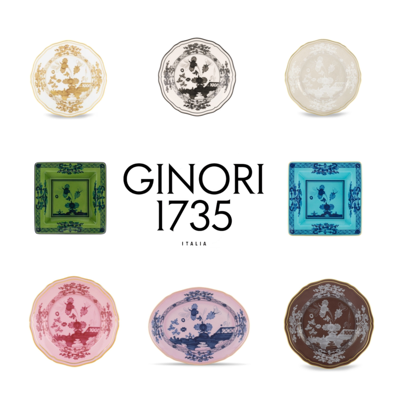 Italian Imported Ginori1735 High-End Ceramic Italian Oriental Dinner Plate Luxury Soup Plate in Stock Gift Box