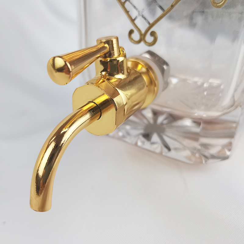 Beverage Beer Tap, Wine Barrel Tap, Glass Wine Dispenser, Mini Perfume Essential Oil Bottle Tap, All-Copper