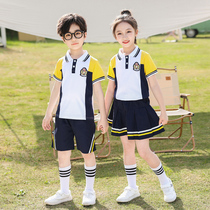 Kindergarten Garden Clothing Summer Clothing Children Custom Class Clothes Elementary School Children School Uniform Suit Spring Autumn Clothing Inglén Academy Wind Summer