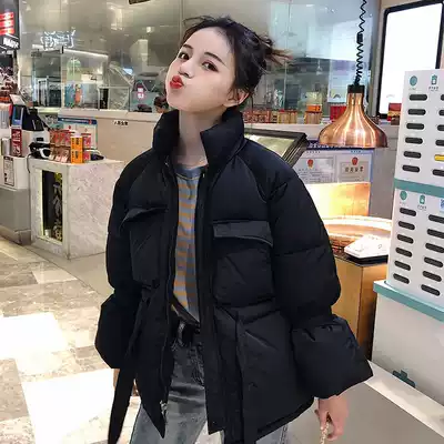 Hong Kong 2019 Winter New down jacket cotton jacket women Korean loose cotton coat ins Tide Super fire small cotton padded jacket
