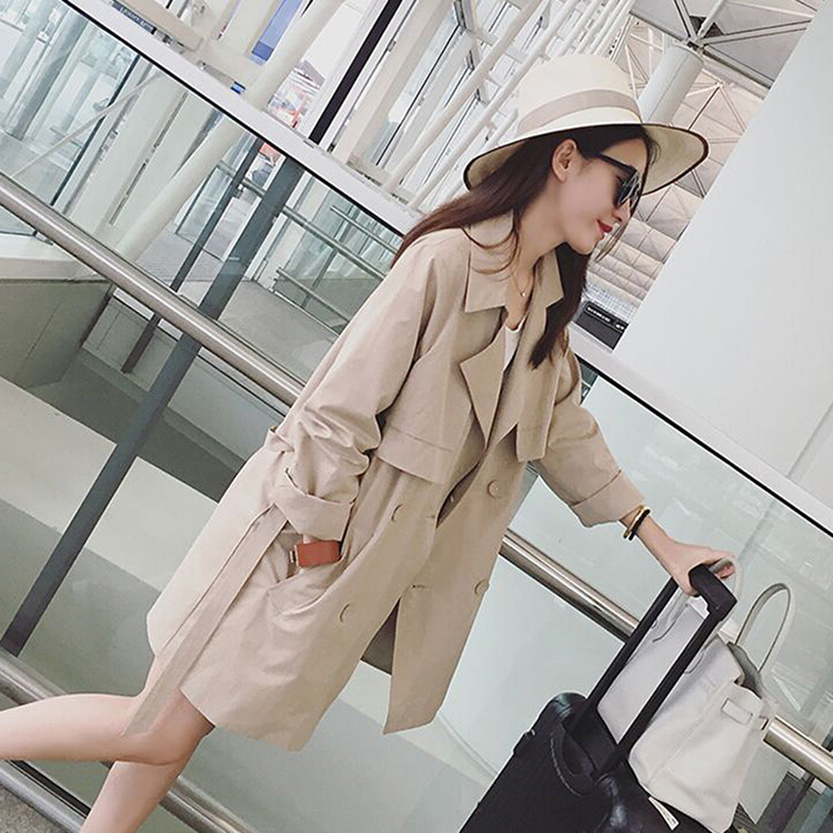 South Korea 2018 new women's clothing Korean version of the long version large size loose color cotton Asayaki winter winewear thin jacket woman