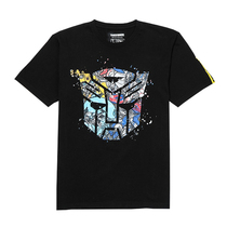 Half-sleeve male short sleeve T-shirt Deformed Diamond Perimeter Bofaction Sign Tide Sign Car Man LOGO Breathable Pure Cotton